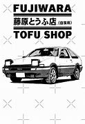 Image result for Initial D Fujiwara Tofu Manga Panel