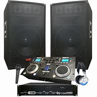 Image result for Complete DJ System with Speakers