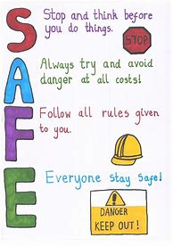 Image result for Safety Poster Drawing in Company