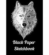 Image result for Blank Black Paper Sketchbook