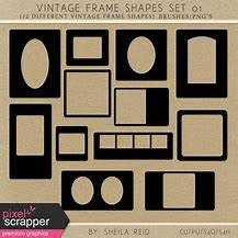 Image result for Scrapbook Frame Shapes