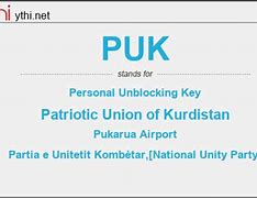Image result for Meaning of Puk