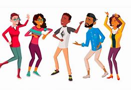 Image result for Dancing to Music Cartoon