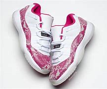 Image result for Jordan 11 Low Pink Snakeskin