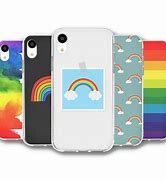 Image result for iPhone XR Square Case Rainbow