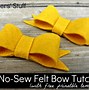 Image result for Felt Bow Templates