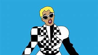 Image result for Cardi B Cartoon Character