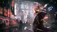 Image result for Cyberpunk Anime Girl
