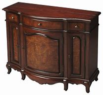 Image result for Traditional Wood Console Cabinet