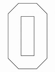 Image result for Printable Number 0 Template