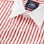 Image result for Red Striped Shirt White Collar
