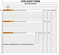 Image result for Audit Form Format