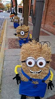 Image result for Minion Scarecrow
