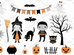 Image result for Cute Trendy Clip Art Halloween