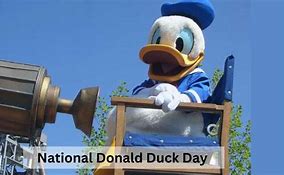 Image result for Donald Duck Day