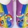 Image result for Rainbow Color Crocs