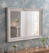 Image result for White Wall Mirrors Decorative