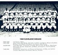 Image result for 1960 Cleveland Indians