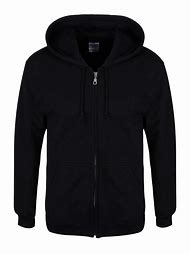 Image result for Black Jacket Zip Up Hoodie