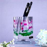 Image result for Personalized Crystal Pen Holder