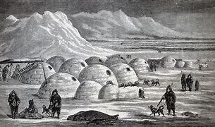 Image result for Inuit Village Old
