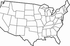 Image result for United States Map Blank