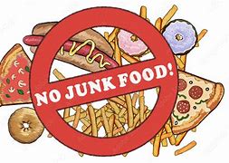 Image result for No Junk Food Logo Design