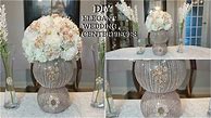 Image result for Rose Gold Centerpieces DIY