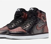 Image result for Jordan 1 Rose Gold Shoes