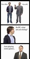 Image result for Mac vs PC Commercial Meme