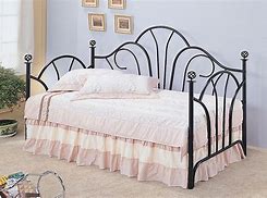 Image result for Black Metal Twin Bed Frame