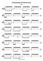 Image result for 16th Note Drum Beats