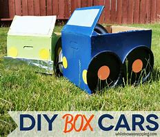 Image result for How to Make a Cardboard Box Car