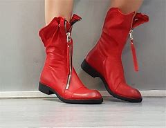 Image result for Red Women's Boots Size 8