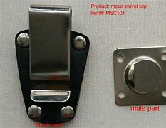 Image result for Metal Swivel Belt Clips