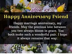 Image result for Happy Wedding Anniversary Wishes to Friend