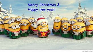 Image result for Minions Singing Christmas Clip Art