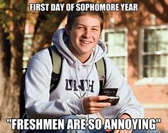 Image result for Sophomore Year Meme