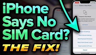 Image result for No Sim Card iPhone Fix