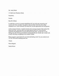 Image result for Free Sample Condolence Letter