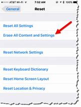 Image result for iPhone Reset Screen