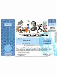Image result for Disney Stock Certificate
