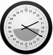 Image result for 24 Hour Analog Clock Widget