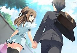Image result for Hand Wall Anime Couple
