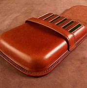 Image result for 4 Pen Case Leather