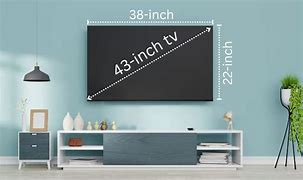 Image result for 43 Inch TV Dimensions