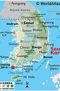 Image result for South Korea Map Asia