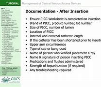 Image result for PICC Line Documentation Example