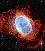 Image result for Blue Orange Nebula James Webb