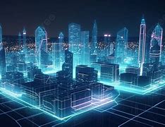 Image result for Hologram Futuristic City